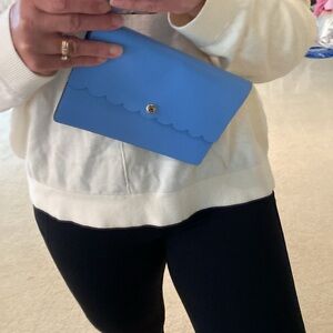 Kate Spade Blue Clutch